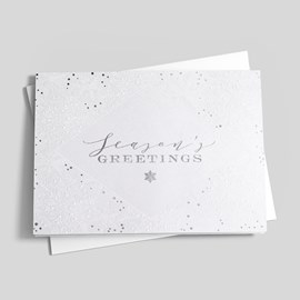 White Christmas Holiday Card