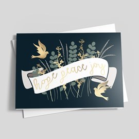 Dove Garden Holiday Card