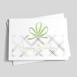 Citrus Ribbon Birthday Card