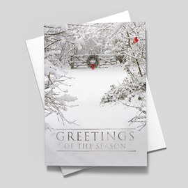 Wreath Walk Holiday Card