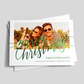 Green Chritmas Script