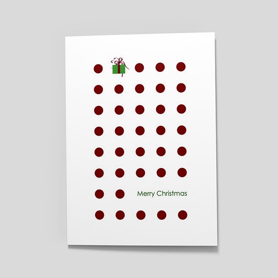 Christmas Dots and Gift