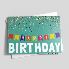 Birthday Confetti Card