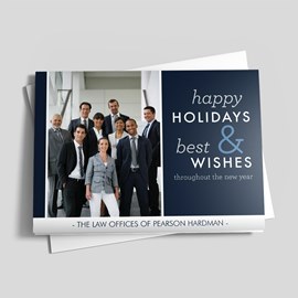 Holiday Wishes Photo Card