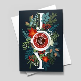 Joy Bouquet Holiday Card