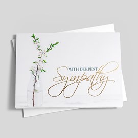 Eternal Blooms Sympathy Card