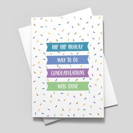 Encouraging Words Congrats Card