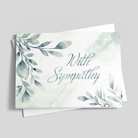 Garden Fog Sympathy Card