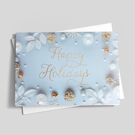 Sky Flowers Holiday Card