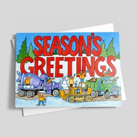 Holiday Construction Card