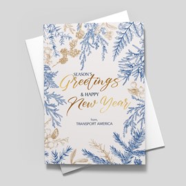 Elegant Gardens Holiday Card