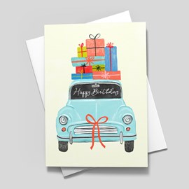 Retro Road Trip Birthday Card