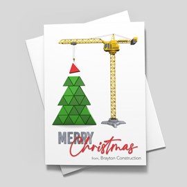 Tree Topper Christmas Card