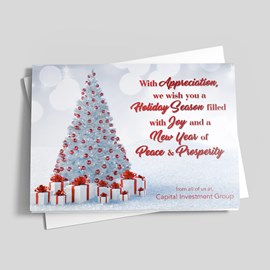 Rubies & Ribbons Holiday Card