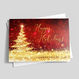 Tree Sparks Holiday Card