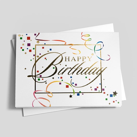 Party Blast Birthday Card